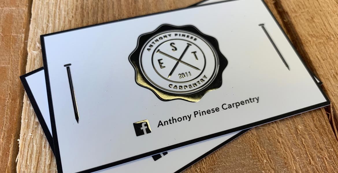 Scodix | Anthony Pinese Carpentry | Printnova